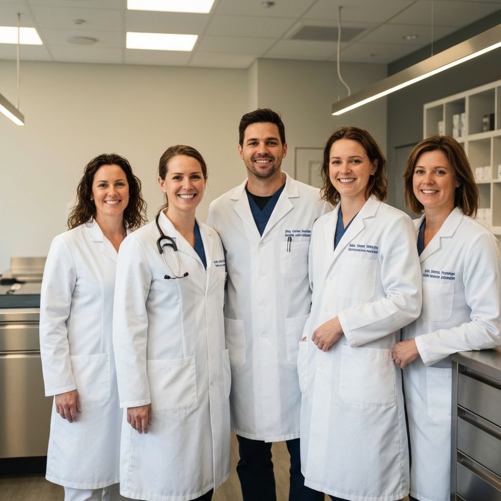 L'equipe de la Clinique Veterinaire des Alpes